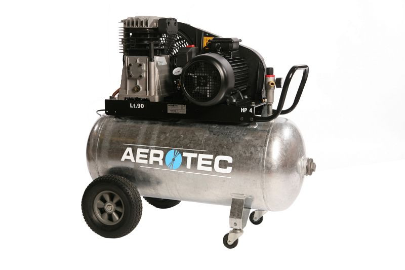 Compresseur à huile AEROTEC 600-90, galvanisé, 400 V, 2005270Z