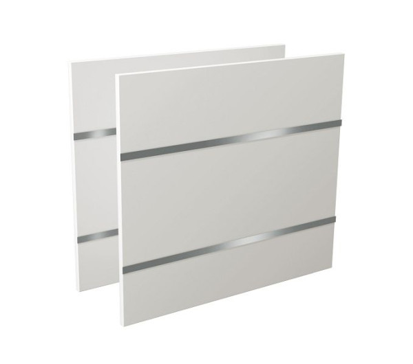 Panneaux latéraux Kerkmann pour table debout/assise Move 3 (paire), L 710 mm x P 625 mm x H 16 mm, couleur : blanc, 10379810