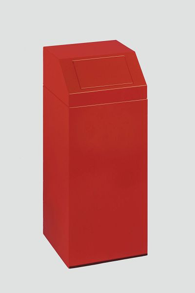 Poubelle de recyclage VAR 45 L, rouge, 1235