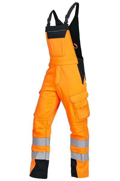 Salopette ROFA 2352, taille 114, couleur 372-orange lumineux-anthracite, 6652352-372-114