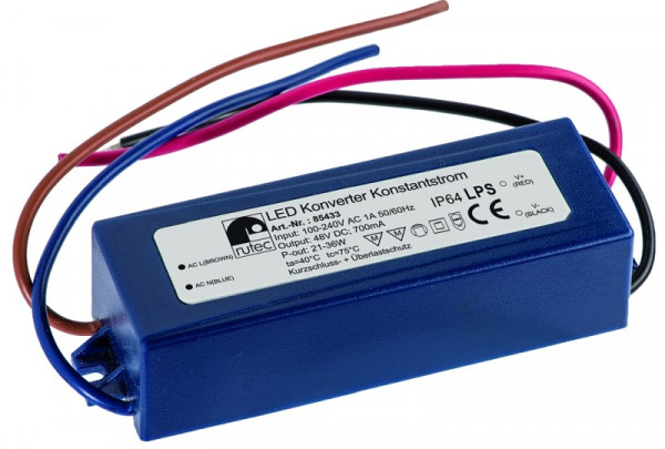 rutec Projekt LED rutec project 700mA 25,2W - 33,6W convertisseur de courant constant, PHE433