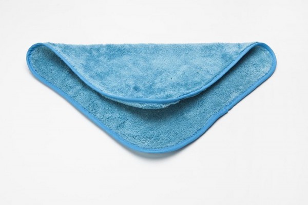 Tissu microfibre De Witte POLISH 40 x 40 cm bleu, PU: sachet de 5 pièces, 615.300.200