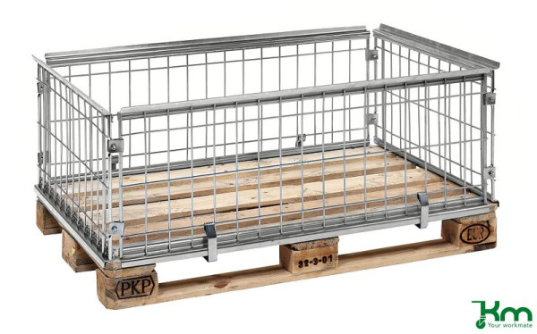 Cadre de palette Kongamek, 1220 x 820 x 420 mm, KM080040