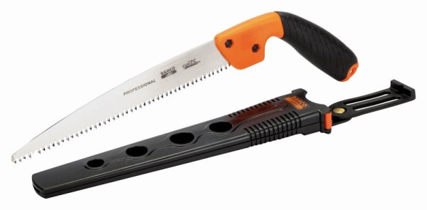 Scie d'élagage à bois vert avec étui Bahco 240 mm 5 TPI 5124-JS-H