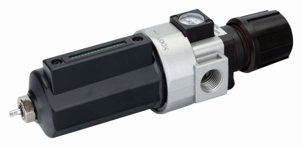 Filtre à air Bahco 1/2", 200 CC, jusqu'à 3,8 L/min, 1-8,5 bar, BP254