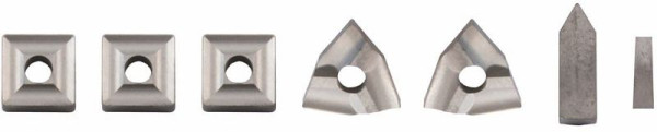 ELMAG jeu de plaquettes indexables 7 pièces pour jeu d'outils de tournage 20x20 mm, 88078