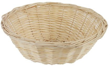Bol en osier Contacto, rond 20 x 8 cm, 4886/220