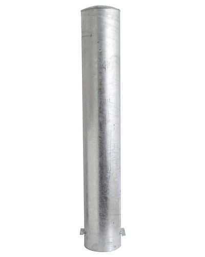 Poteau de barrière Schake en acier, galvanisé à chaud, dm 193, H 1500 mm, à encastrer dans le béton, 249352