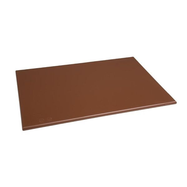 Planche à découper Hygiplas standard haute densité marron, J004