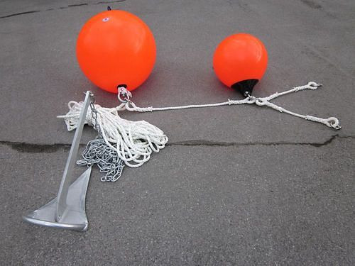 Jeu d'ancrage universel DENIOS adapté aux barrières anti-huile Ecoline, Professional et Aero, 309144
