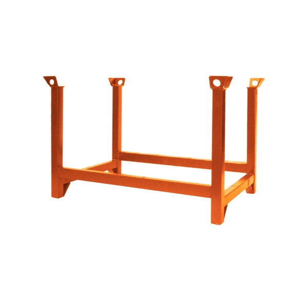 Palette industrielle Eichinger, 2000 kg, LxlxH 1000x800x750 mm, orange pur, 13140100001111
