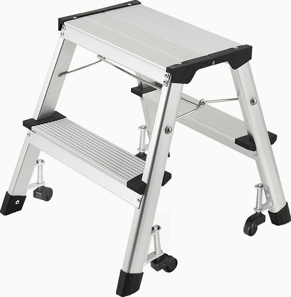 Twinco 6400 TWIN MINI échelle 2 marches, aluminium, 6400-11