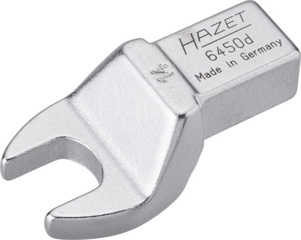 Clé à fourche insérable Hazet, carré insérable 14 x 18 mm, profil hexagonal extérieur, 14 mm, 6450D-14