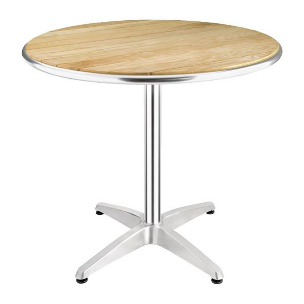 Bolero table ronde frêne 1 pied 80cm, U429