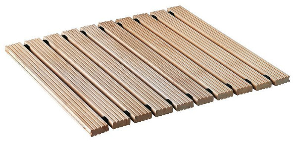 Caillebotis en bois KLW, largeur : 600 mm, longueur : 1000 mm, 10 / HLA-0600-1000