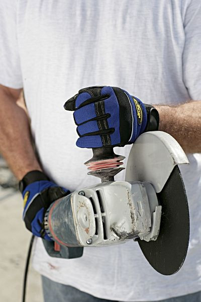 Korsar gant mécanique anti-vibration bleu-noir, taille: XL, 1350767014