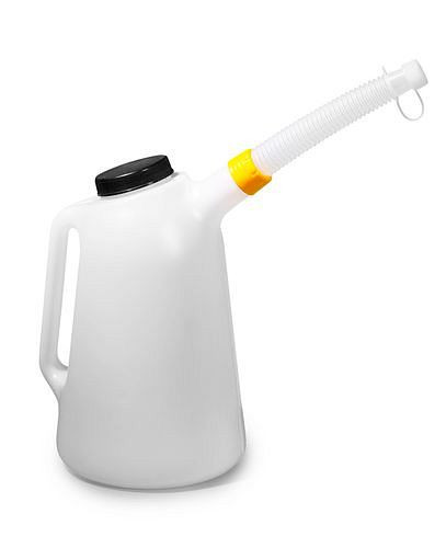 Doseur de liquide DENIOS avec cache anti-poussière vissable, volume 5 litres, 117-267