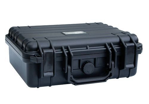 Valise de protection DENIOS en plastique (PP), noire, avec inserts en mousse, 1,6 litre, 247-515