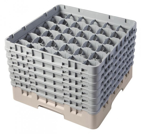 Panier de lavage Cambro 36 compartiments Camrack® 27,9 cm Beige, SU: 2 pièces, 36S1114184