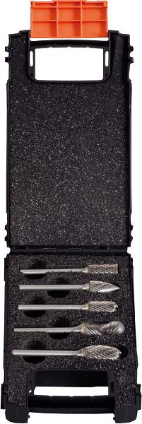Fraises Projahn HM, 5 pièces en MAMBO-BOX "S" forme B, C, E, G tête diamètre 9,6 mm et forme X, 70297