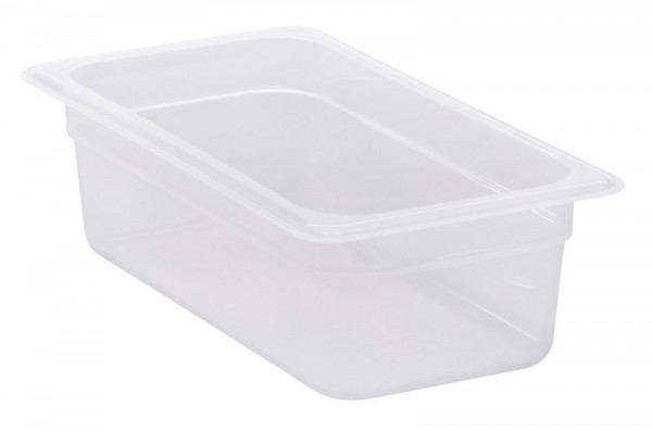 Conteneur Cambro GN 1 / 3-100 mm en polypropylène translucide, UE: 6 pièces, 34PP190