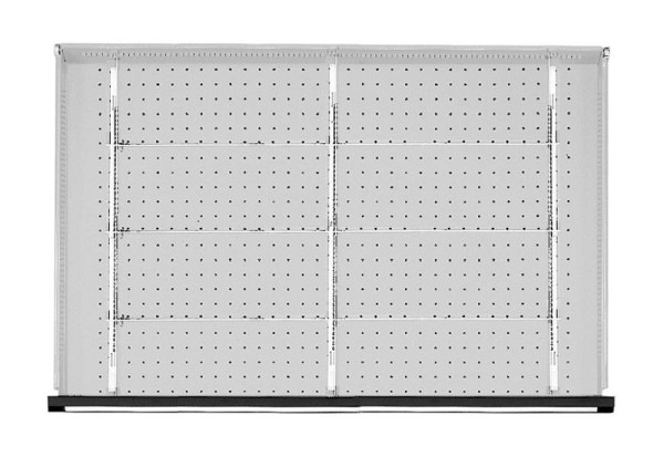 Ensemble de division de tiroir ANKE; pour tiroir 930 x 540 mm (LxP); 1/2 division