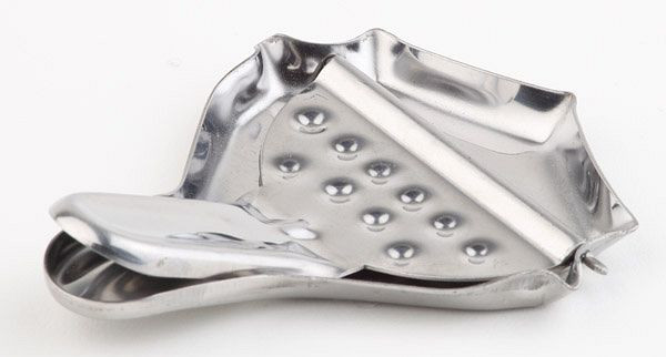 Presse-pulpe de citron APS, 8 x 7 cm, acier inoxydable, poli, 71430
