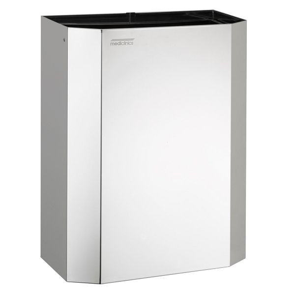 Conteneur à déchets Mediclinics 2279, acier inoxydable brillant, 251.982