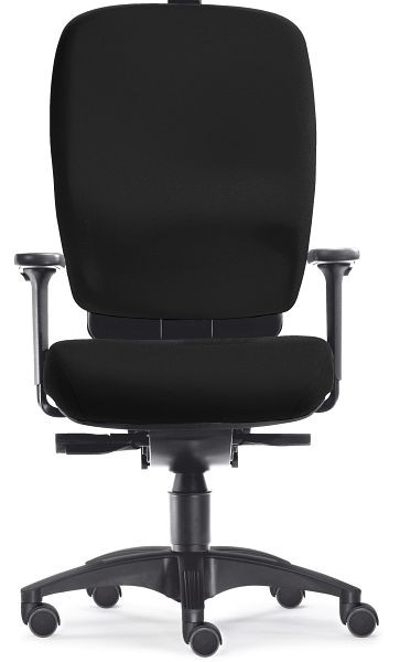 SITWELL PROFI Office, noir, chaise de bureau sans accoudoirs, SY-15.100-M-75-109-00-44-10