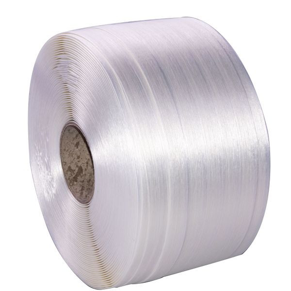 Ruban structurel fil polyester LINDER (Hot Melt) WG85, 25 mm, résistance à la traction 925 daN, 500 m/rouleau, UE : 2 pièces, WG85