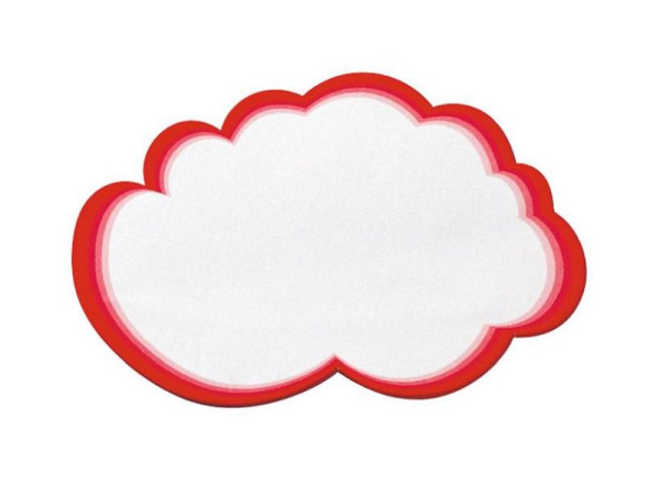 Legamaster modération nuage petit 20 pièces, 26,5 x 43 cm, 7-250300