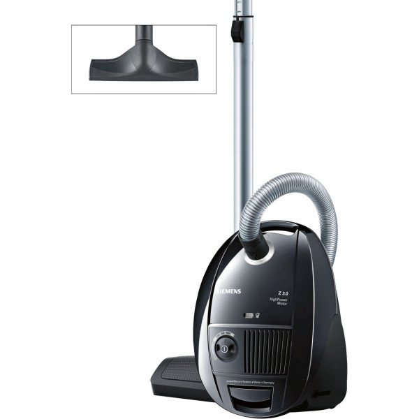 Aspirateur SIEMENS "VSZ3B212", noir, VSZ3B212