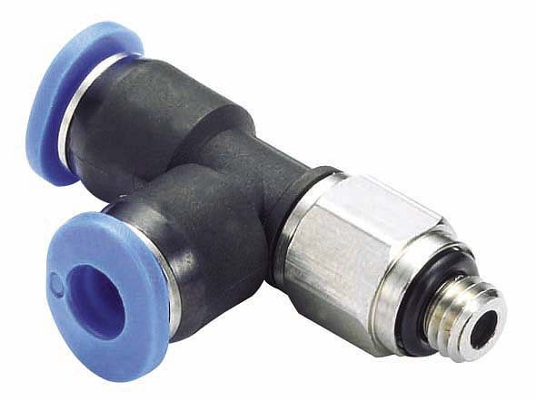 temporisateur B-LEdM-3-M3-KU, raccord à visser L série mini, réglable sans pression, tuyau Ø : 3 mm, filetage : M3, UE : 10 pièces, 03180650