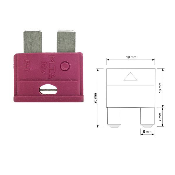 Tension de fusible de lame de voiture Offgridtec 10A 6-32V, 8-01-001390