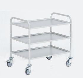 Chariot de service Gmöhling G®-SERV E 9502 / 3 A, aluminium, 223950203