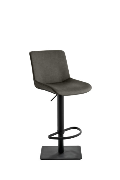 Mayer Sitzmöbel , structure thermolaquée noire, coque d'assise rembourrée, hauteur d'assise 54 - 79 cm, boue, 1287_03_26476