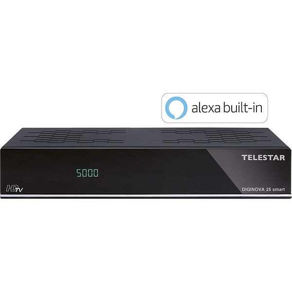 TÉLESTAR DIGINOVA 25 smart, Récepteur, HD, DVB-S et DVB-T, fonction USB PVR, Amazon Alexa, Unicable, Smart Home, 5310525