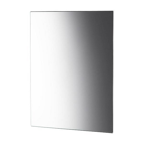 Miroir mural Air Wolf, série Kappa, H x L x P : 489 x 389 x 9 mm, acier inoxydable poli, 60-881