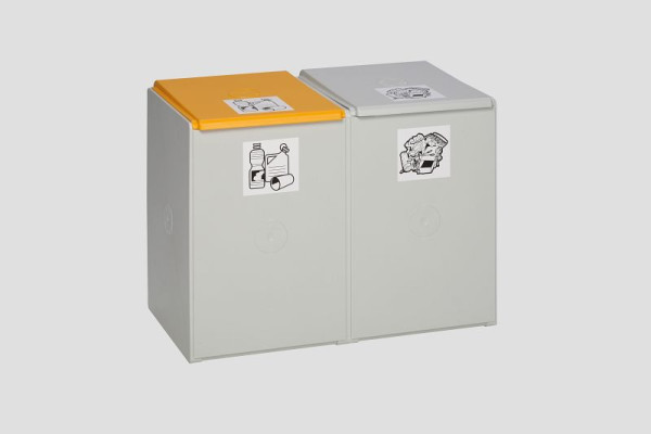 Bidon plastique VAR 60 L, 2 voies, sans couvercle, 3811