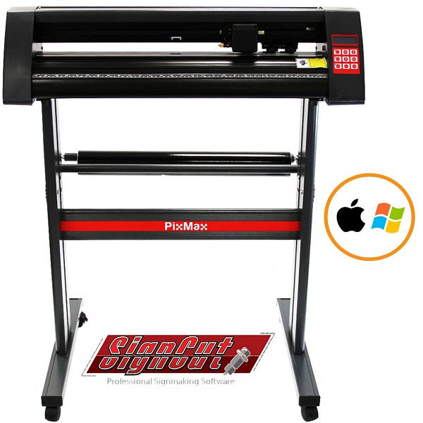Traceur de découpe PixMax 720 mm pour Windows et Mac avec logiciel, 24916