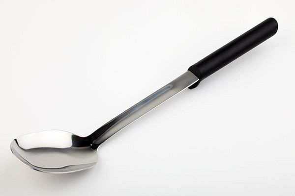 Cuillère de service APS, longueur environ 37,5 cm, acier inoxydable, manche ergonomique antidérapant, 00834