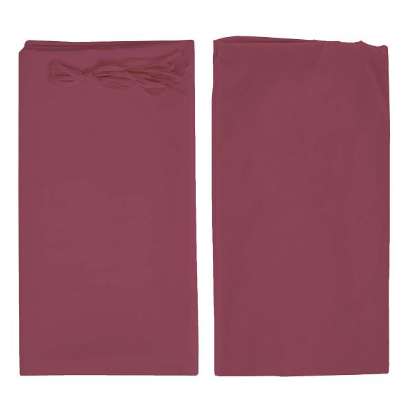 Couverture de rechange Mendler pour pergola de toit pavillon Baia 3x3m, rouge bordeaux, 75854