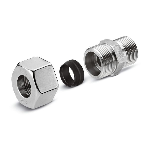 Kärcher pièce de raccordement tuyau / tuyau HP, acier inoxydable (Ermeto), 2.638-181.0