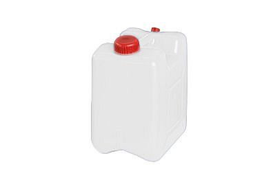 Bidon d'élimination DENIOS en PE-HD, avec raccord à vis de ventilation, 10 litres, blanc, 281-923