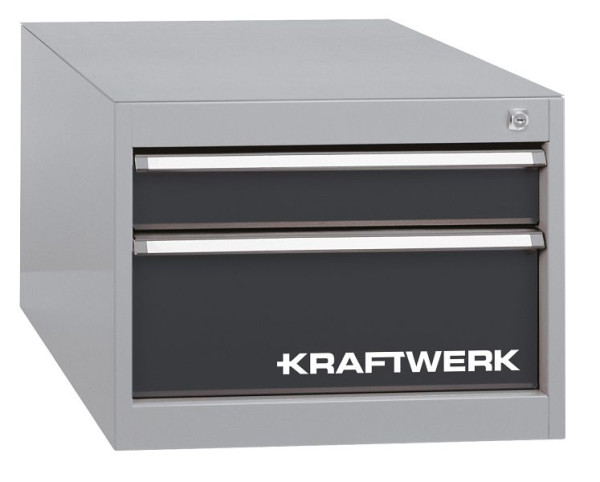 Boîte à tiroirs Kraftwerk 380x535x600 mm, 2 tiroirs, 90 + 180 mm, 137001000