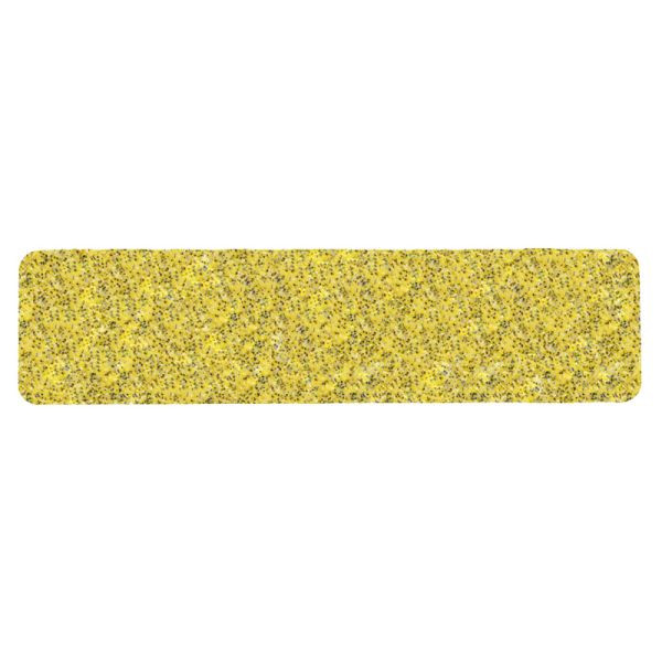 m2 revêtement antidérapant Public 46 bandes individuelles jaunes 150x610mm, UE : 10 pièces, M9GV101501