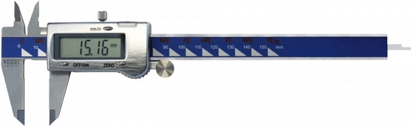 Pied à coulisse numérique Vogel Germany DIN 862, sortie de données mini-USB, 300 mm / 12 pouces, 202042-3