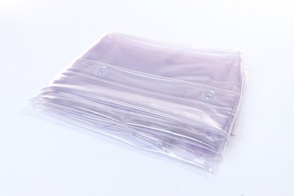 ELMAG rideau de protection S0, transparent, largeur : 1300 x hauteur : 2800x0,4 mm, rideau de protection contre la poussière, les courants d'air, l'humidité et les projections de meulage, 56265