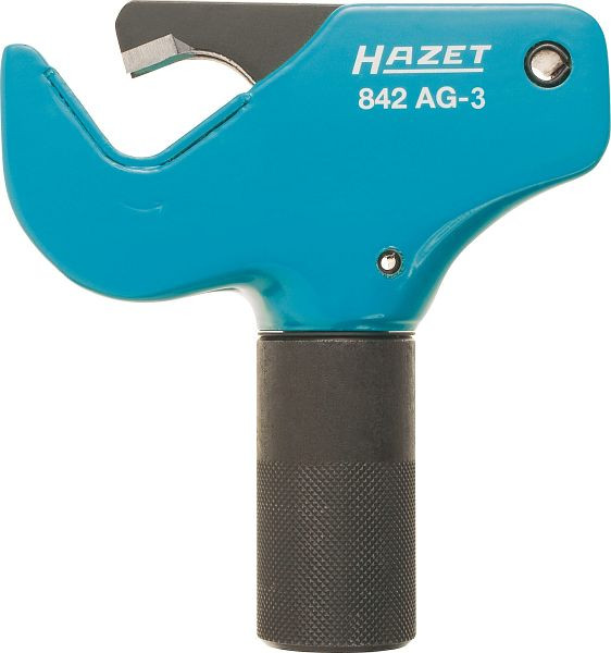 Coupe-fil universel Hazet, pour diamètres de filetage 16 - 38 mm (5/8" - 1.1/2"), fixation rapide avec vis de réglage, 842AG-3