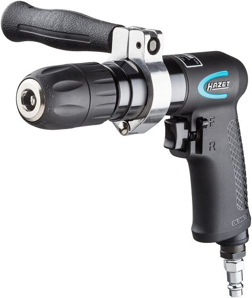 Perceuse Hazet, outil pratique avec mandrin de perçage 1-13 mm, conduit d'évacuation d'air vers le bas à travers la poignée, 9030P-1
